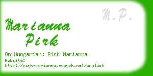 marianna pirk business card